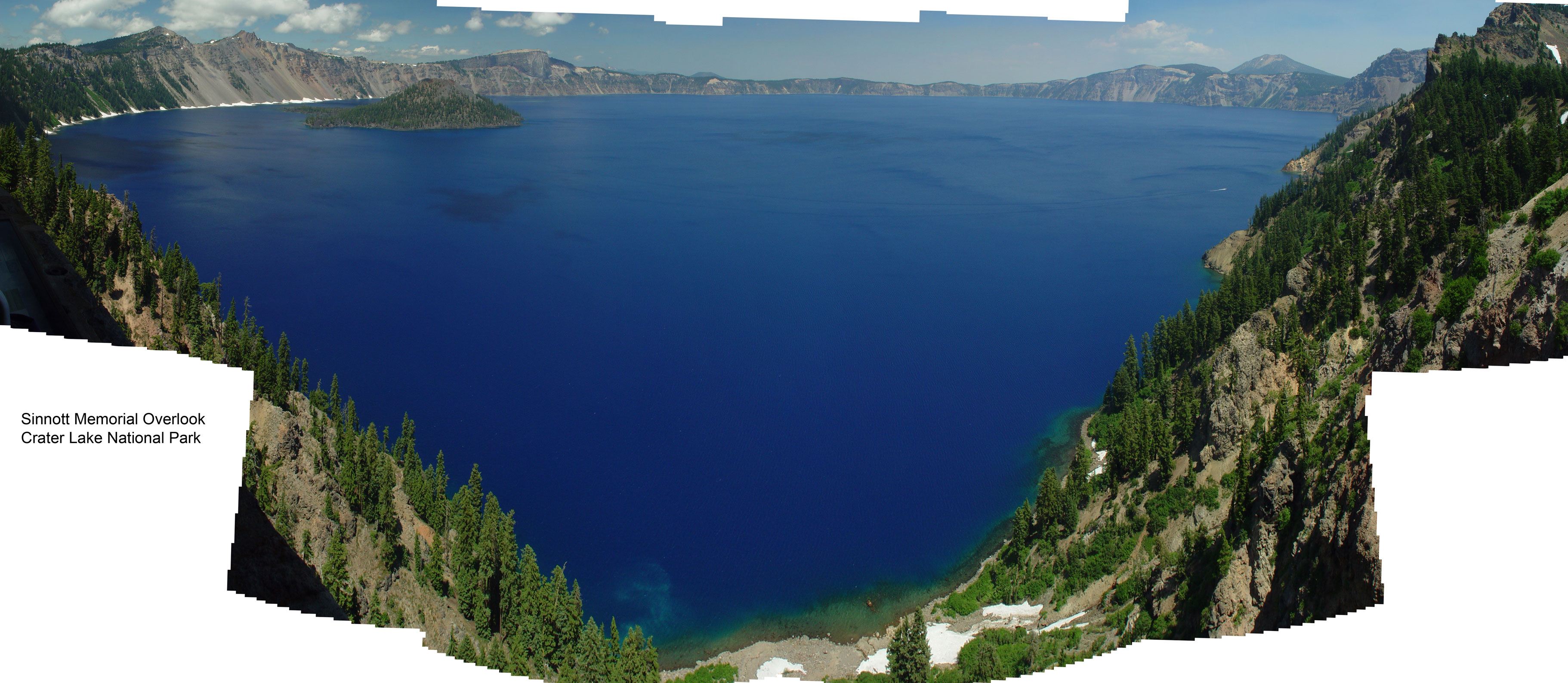 Crater Lake from Sinnott Memorial