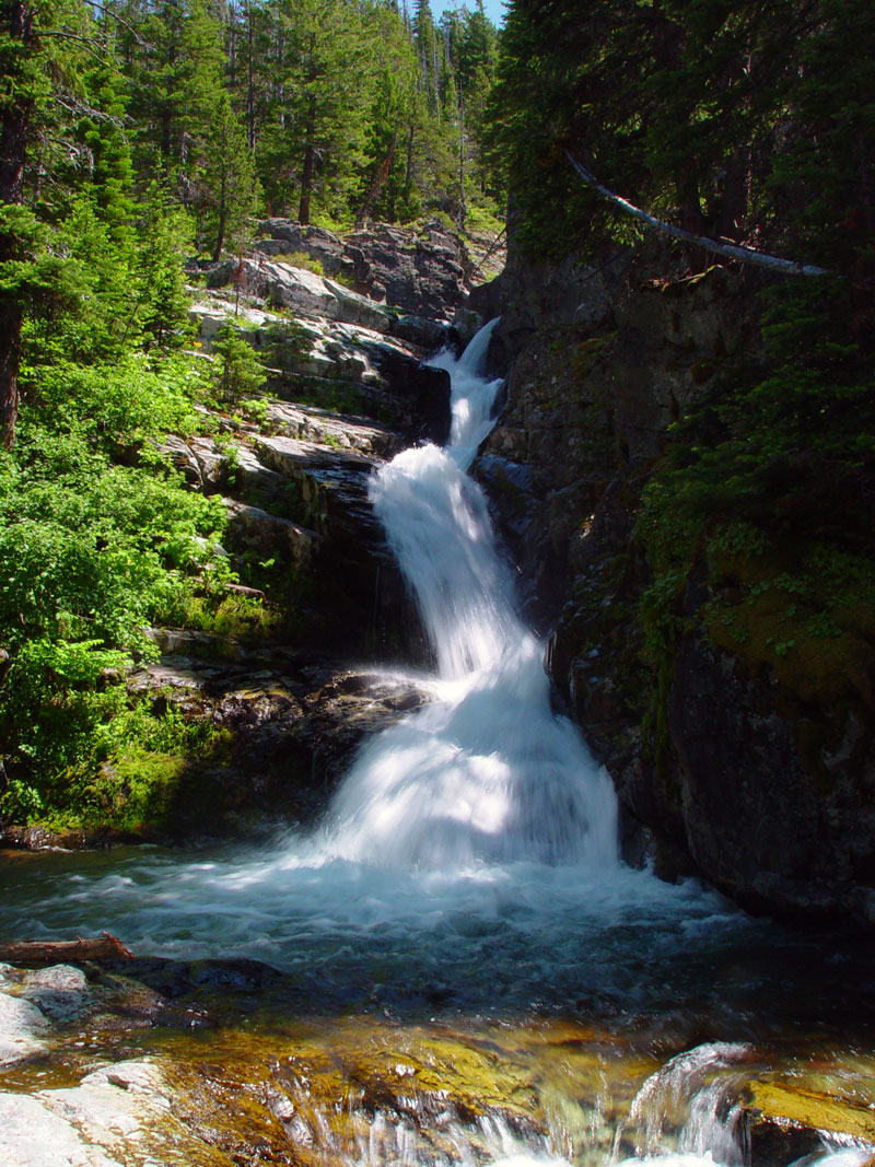 Waterfall Glacier National Park