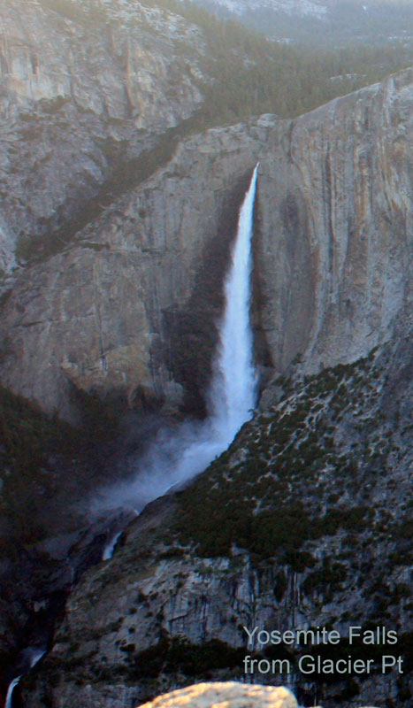 Yosemite Falls from Glacier Point, Yosemite