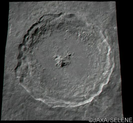 Tycho Crater seen by Kaguya