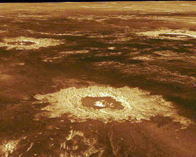Craters on Venus in the northwester portion of Lavinia Planitia