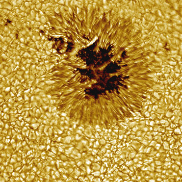 sunspot + granulation from the NSO Vacuum Tower Telescope