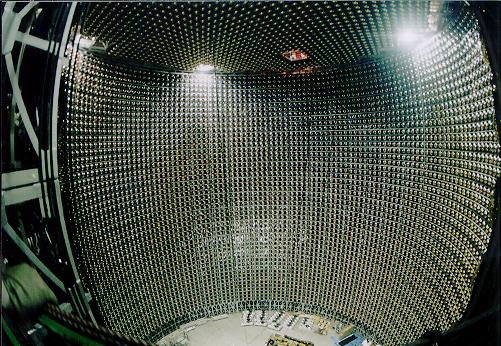 Super-Kamiokande Neutrino Detector's huge water tank