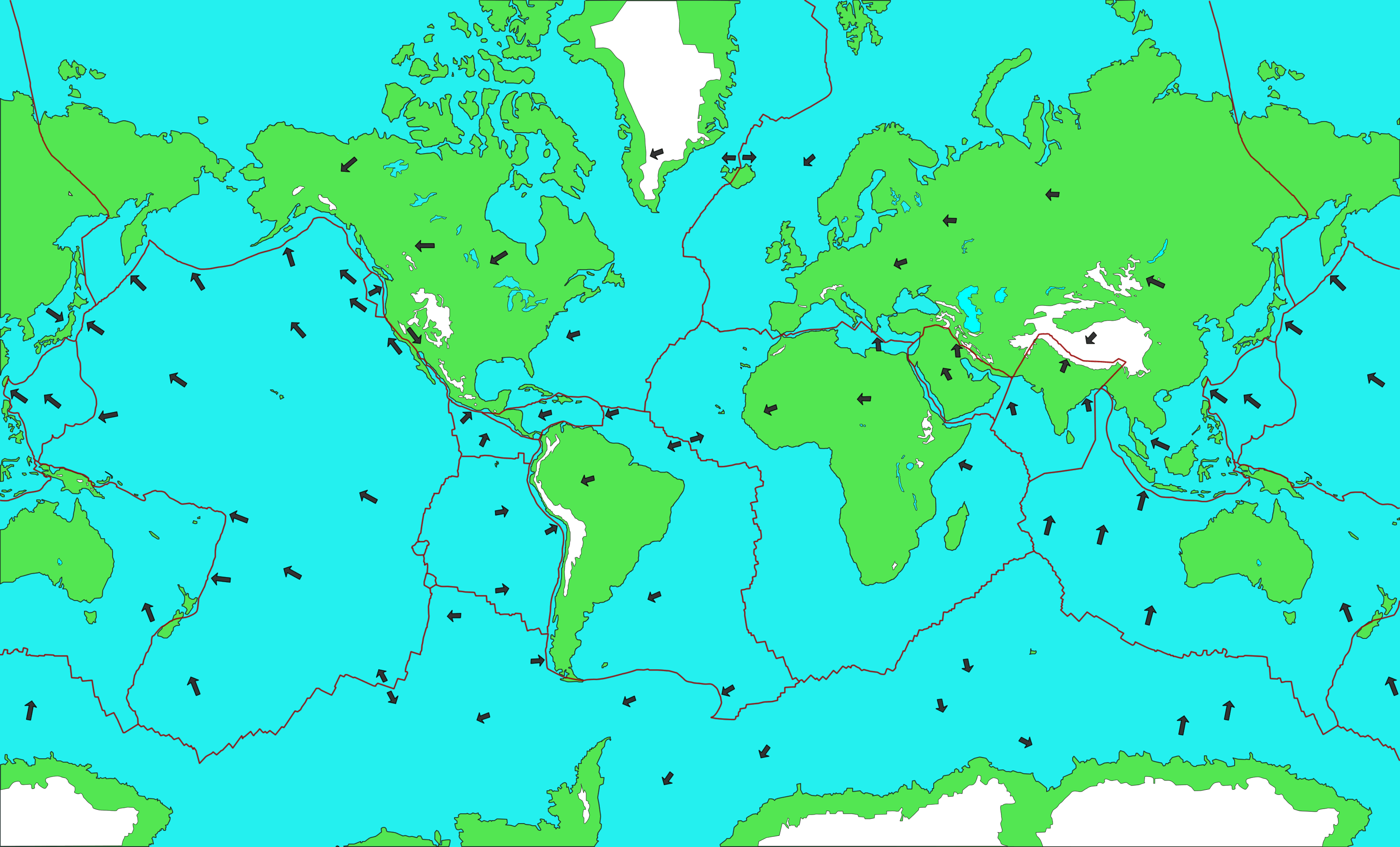 Map Of Earth's Plates