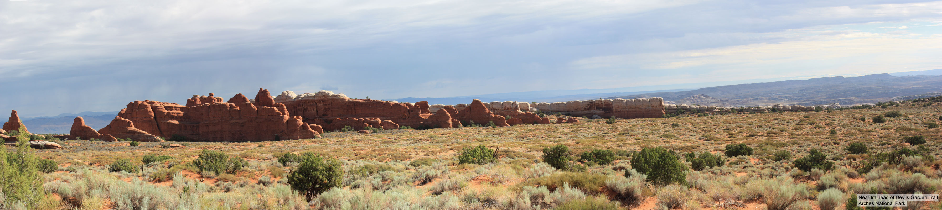 Near trailhead of Devils Garden Trail