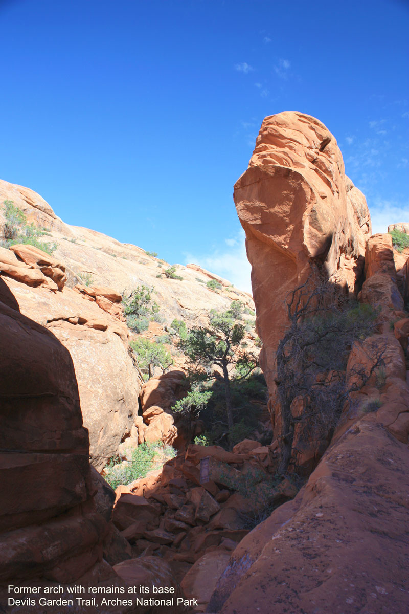 Remains of an arch