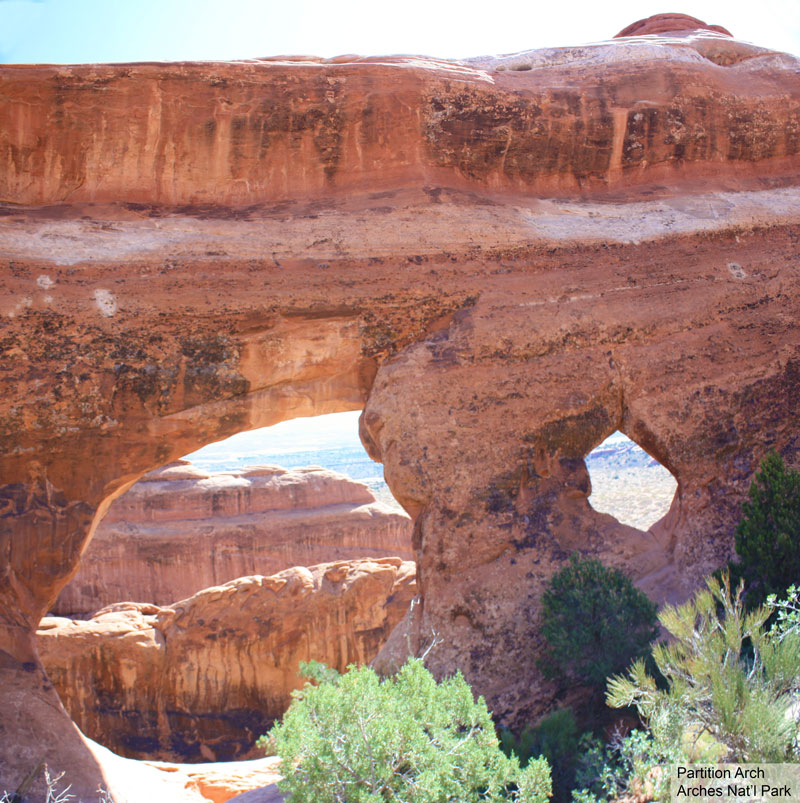 backside of Partition Arch