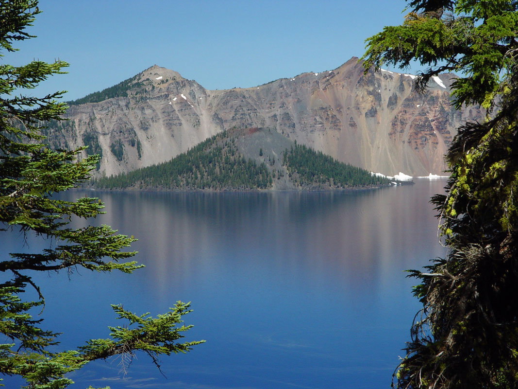 Wizard Island Crater Lake from Phantom Ship Overlook