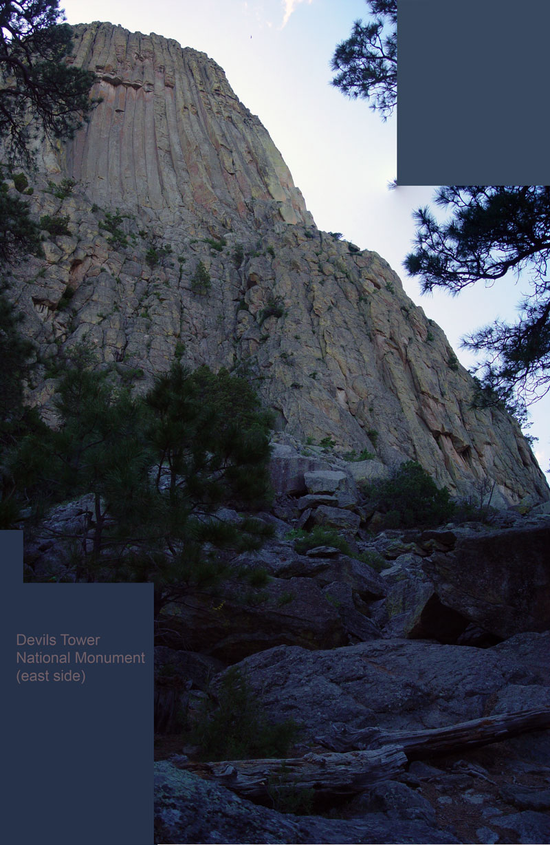 Devils Tower from Tower Trail ESE