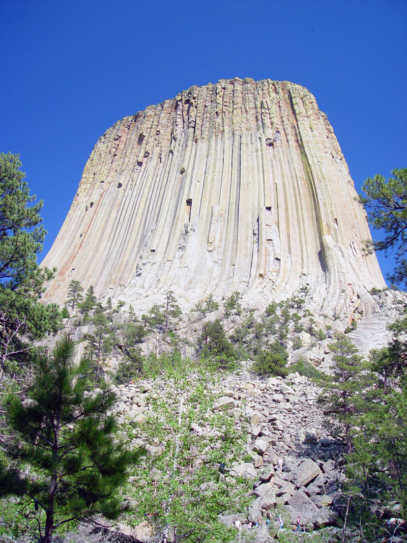 Devils Tower at Tower Trail trailhead