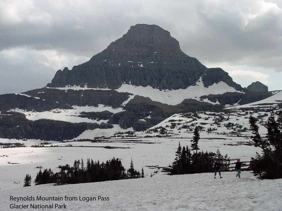 Reynold's Mountain Glacier National Park