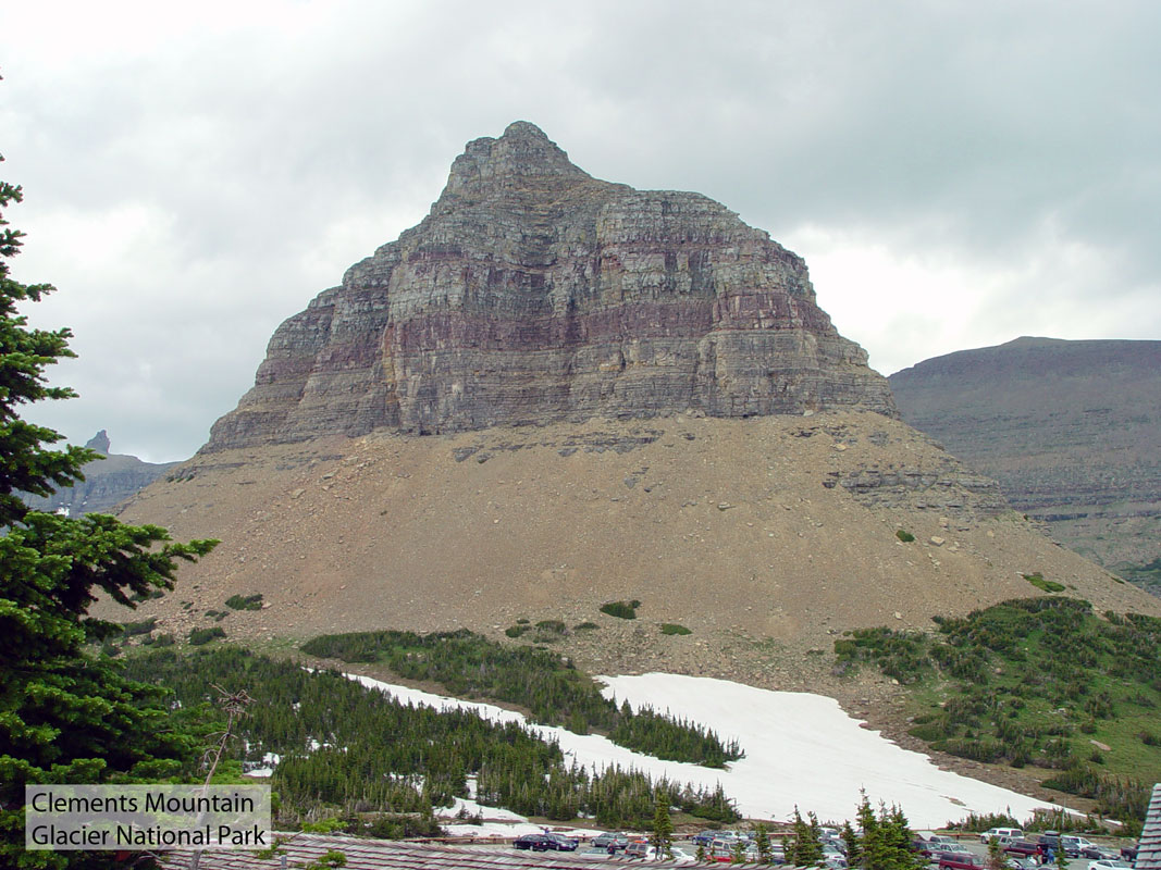 Clements Mountain Glacier National Park