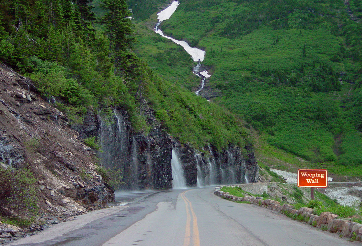 Weeping Wall Glacier National Park