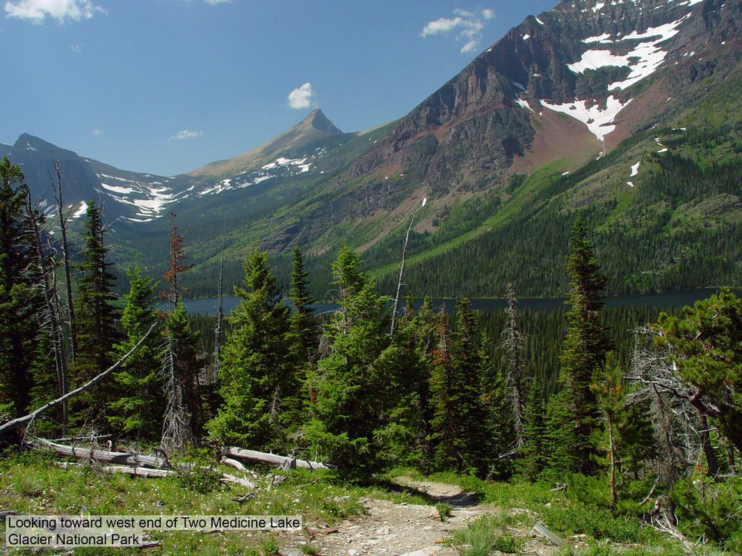 Two Medicine Lake Glacier National Park