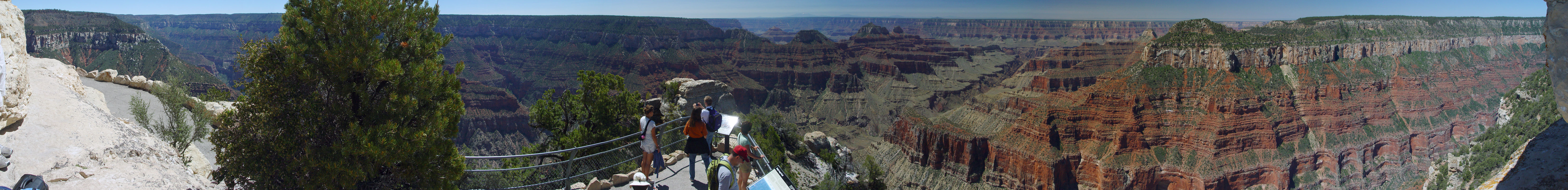 Grand Canyon north rim at Bright Angel Point