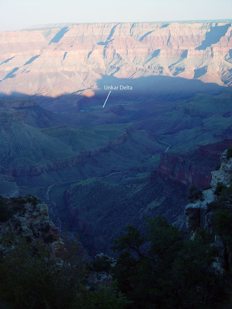 Coconino Overlook along North Kaibab Trail Grand Canyon