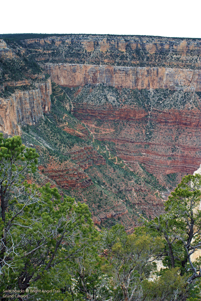 Switchbacks of Bright Angel Trail