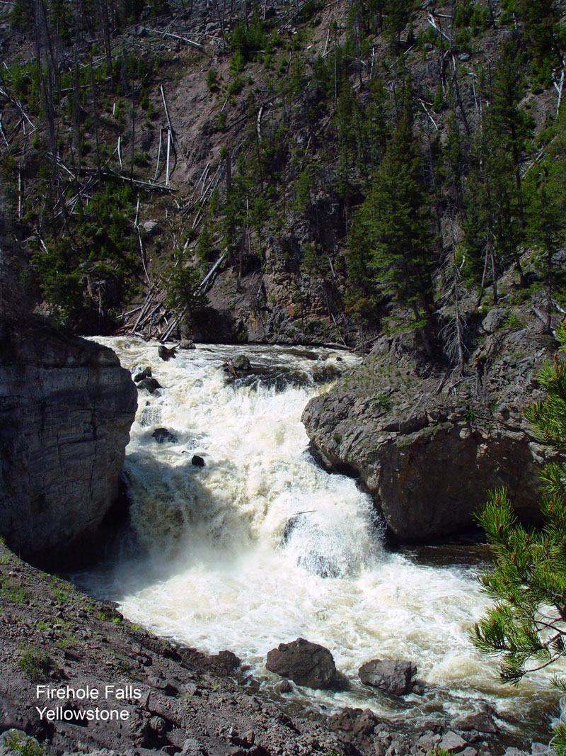 Firehole Falls Yellowstone