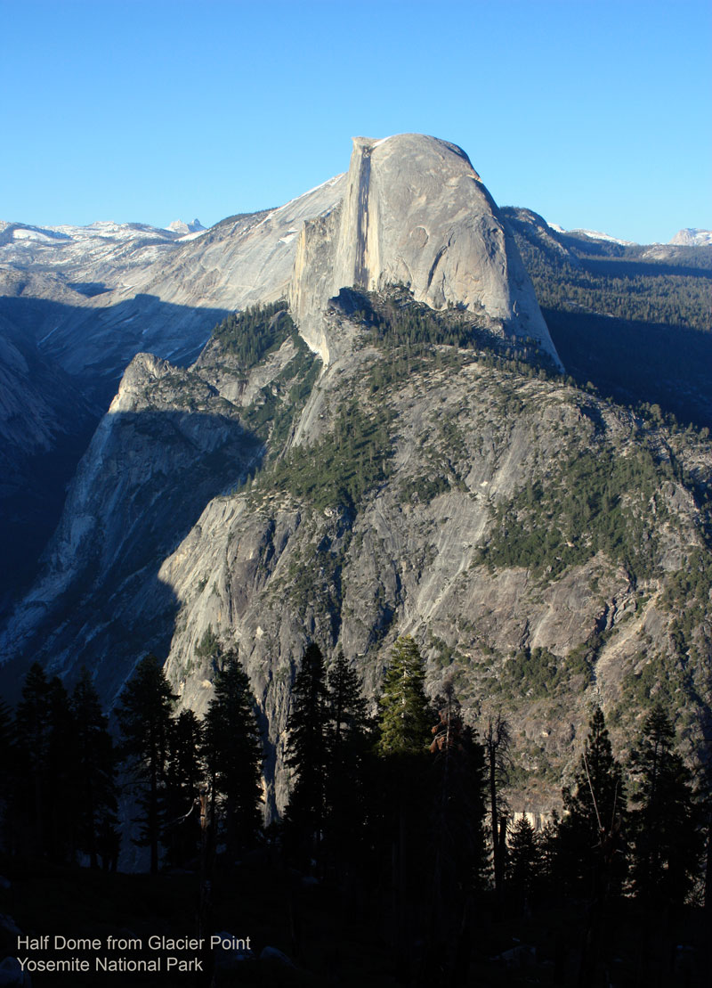 Half Dome seen from Glacier Point, Yosemite