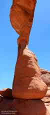 Underneath Delicate Arch