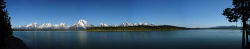 Jackson Lake at Signal Mountain campground