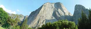 Yosemite from valley floor