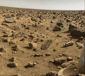 Viking's view of Mars' surface