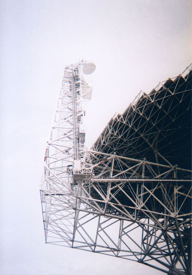 Receiver mast of the GBT NRAO Green Bank