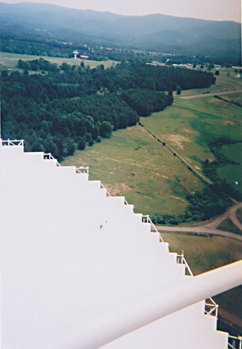 Scale of the GBT NRAO Green Bank