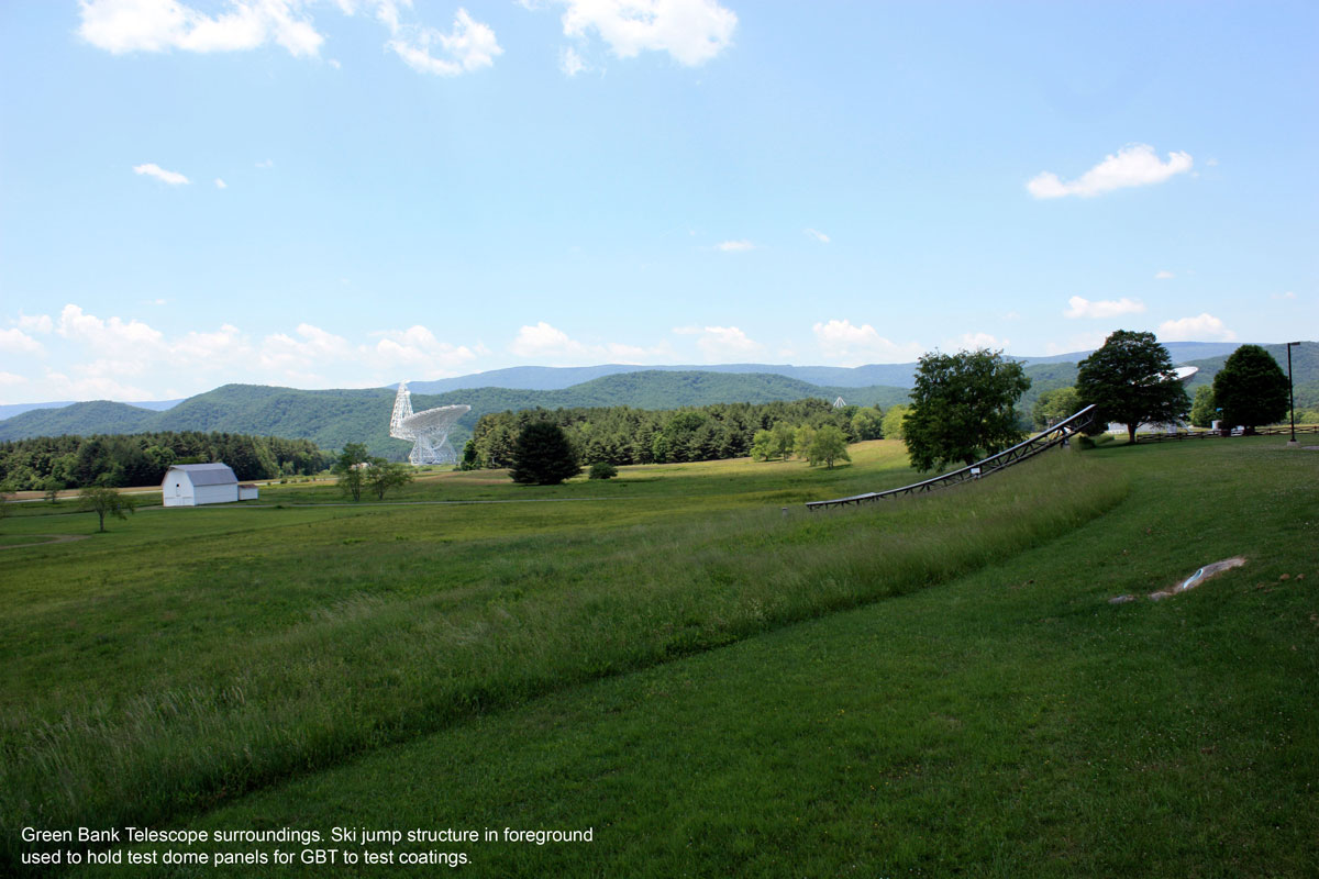 Green Bank Telescope + surroundings NRAO Green Bank