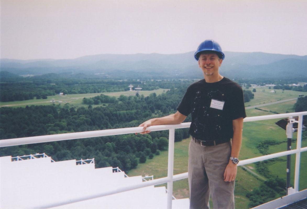 Nick Strobel at the GBT NRAO Green Bank